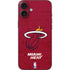 NBA Miami Heat Red Primary Logo iPhone 16 Plus Skin